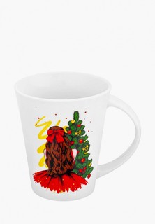 Кружка Elan Gallery 350 мл 12х9х11 см Праздничный наряд