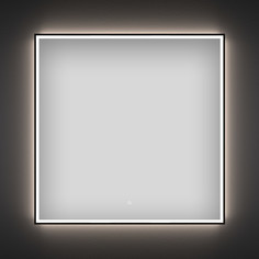 Зеркало 80х80 см черный матовый Wellsee 7 Rays’ Spectrum 172200450