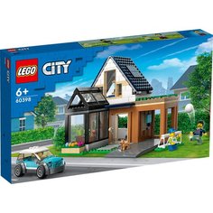 Конструктор Lego City 60398 Семейный дом и электромобиль