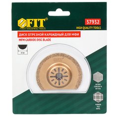 Диск отрезной Fit, 64 мм, карбидный для МФИ, ступенчатый, 37932 F.It