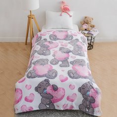 Плед детский 150х200 см, 100% полиэстер, Павлинка, Медвежонок Тедди, розовый, P0084010223