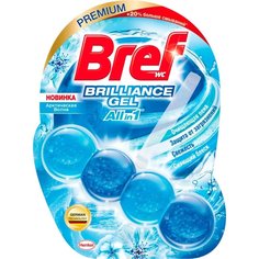 Подвеска для унитаза Бреф, Brilliance Gel Арктическая волна, 42 г Bref