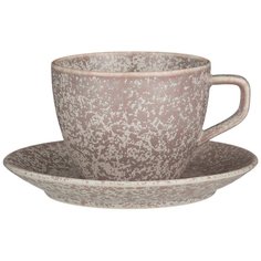 Набор чайный керамика, 2 предмета, на 1 персону, 230 мл, Bronco, Mokko, 62-140