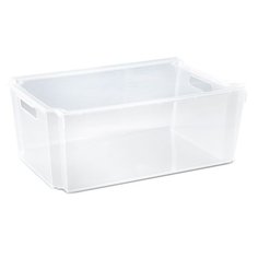 Ящик хозяйственный 13 л, штабелируемый, прозрачный, Violet, Модуль М1, 6613100/6613000