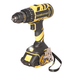 Дрели-шуруповерты аккумуляторные дрель-шуруповерт ударная HANSKONNER HCD1865I 18В Li-Ion 2,4Ач бесщеточная 2 АКБ