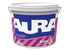 Краски и эмали фасадные краска фасадная в/д AURA Expo основа TR 2,7л, арт.4607003915360.