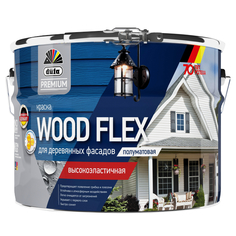 Краски и эмали фасадные краска в/д фасадная DUFA Premium Wood Flex для дерева база 3 2,2л бесцветная, арт.МП00-007343