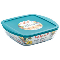 Формы для выпечки блюдо для запекания PYREX Cook&Store 20х17х5,5см с крышкой жаропрочное стекло