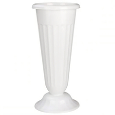 Кашпо, вазоны уличные ваза для цветов под срезку d21см h44cм пластик