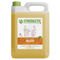 Мыло жидкое в канистрах мыло жидкое SYNERGETIC Фруктовый микс, 5 л