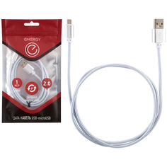 Кабели кабель USB 2.0-microUSB ENERGY ET-01 1,0м серебристый