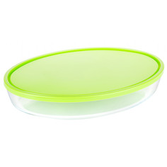 Формы из жаропрочного стекла и керамики форма PYREX Cook&Store 35х24х6см овальная с крышкой жаропрочное стекло