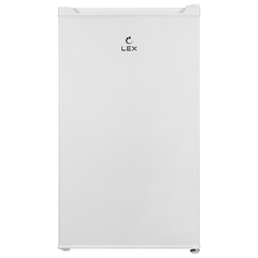 Холодильники однокамерные холодильник однокамерный LEX RFS101DF WH 84х47,5х44,6см белый