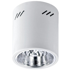 Светильники акцентного освещения круглые светильник накладной DE FRAN Kraz Е27 40Вт IP20 белый