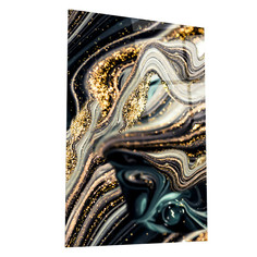 Репродукции картина на стекле ТЕМНО-ЗЕЛЕНЫЙ АКРИЛ 1 400х600мм