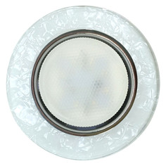 Светильники точечные круглые светильник встраиваемый DE FRAN Марбел GX53 4000K кристаллый белый
