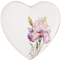 Тарелки тарелка LEFARD Irises 21,5см сердце фарфор