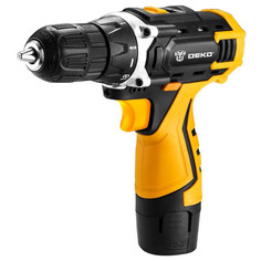 Дрели-шуруповерты аккумуляторные дрель-шуруповерт DEKO DKCD12FU-Li 12В 1,5Ач 1АКБ ДЕКО