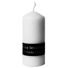 Свечи-столбики, фигурные свеча-столбик HOME INTERIORS 6х12см 30ч/г белая без аромата