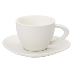 Чашки чашка с блюдцем DOMENIK Rock White 200мл фарфор