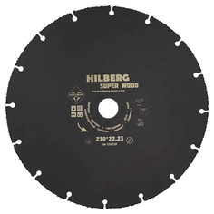 Полотна для дисковых пил диск пильный HILBERG по дереву 230х22,2мм