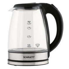 Чайники чайник SCARLETT SC-EK27G88 1800Вт 1,8л стекло