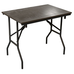 Столы складные стол складной ДЕЛЬТА 900х600х750мм металл/ЛДСП черный