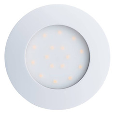 Подсветка архитектурная влагозащищенная светильник уличный встраиваемый EGLO Pineda-IP LED 1х12Вт пластик белый