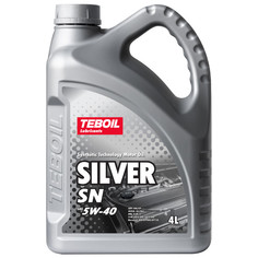 Масла для четырехтактных двигателей полусинтетические масло синтетическое TEBOIL Silver SN 5W40 4л