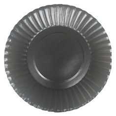 Тарелки, миски одноразовые набор тарелок Черные 6шт 18,5см бумага