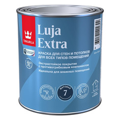 Краски для стен и потолков краска в/д TIKKURILA Luja Extra база A для стен и потолков 0,9л белая, арт.700014017