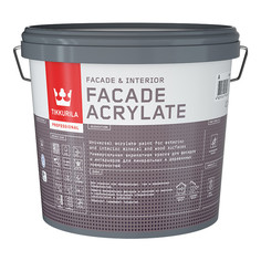 Краски и эмали фасадные краска акрилатная фасадная TIKKURILA Facade Acrylate база A 2,7л белая, арт.700012340