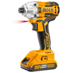 Гайковерты аккумуляторные винтоверт ударный INGCO CIRLI2002 Li-Ion 20В 170Нм 2Ач