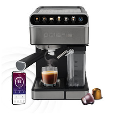 Кофеварки эспрессо кофеварка POLARIS PCM1540 3-в-1 IQ Home 1400Вт автокапучино