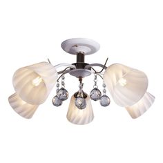 Люстра Потолочная люстра IMEX MD.0567-5-S WT+FGD