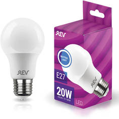 Лампочка Лампа светодиодная REV A60 Е27 20W 4000K нейтральный белый свет груша 32405 8