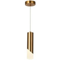Светильник Подвесной светодиодный светильник Natali Kovaltseva Loft Led Lamps 81355 Gold Satin