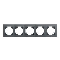 Рамка 5-постовая Stekker Катрин графит GFR00-7005-06 39642