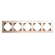 Рамка 5-постовая Stekker Катрин шампань GFR00-7005-02 39638