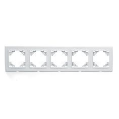 Рамка 5-постовая Stekker Эрна белый PFR00-9005-01 39620