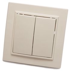 Выключатель двухклавишный Stekker Эрна слоновая кость PSW10-9004-02 39231