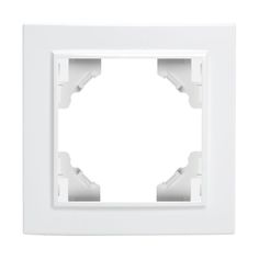 Рамка 1-постовая Stekker Эрна белый PFR00-9001-01 39623