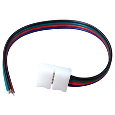 Коннектор односторонний для RGB светодиодной ленты True Energy Connector 12V/24V, 3A 23004