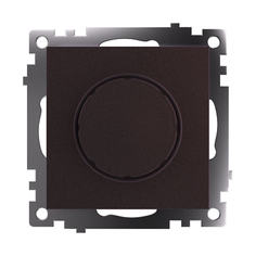 Выключатель диммирующий TRIAC Stekker Катрин шоколад GLS10-7106-04 49017