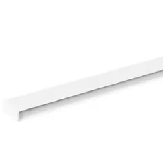 Карниз шинный однорядный «Эконом» в наборе 300 см пластик цвет белый Без бренда