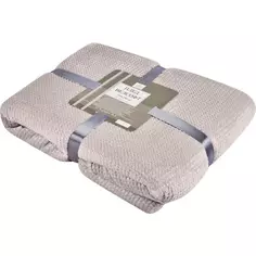 Плед Аpontar 180x200 см велсофт цвет сирень Столица текстиля
