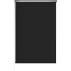 Штора рулонная блэкаут Silver 60x175 см черная Garden