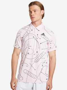 Поло мужское adidas Club Graphic Polo, Розовый