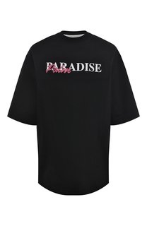 Хлопковая футболка Palm Angels