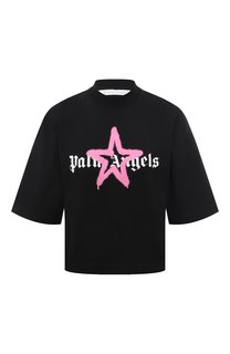 Хлопковая футболка Palm Angels